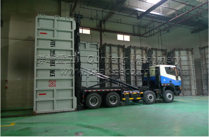 Vertical Waste Transfer Station System