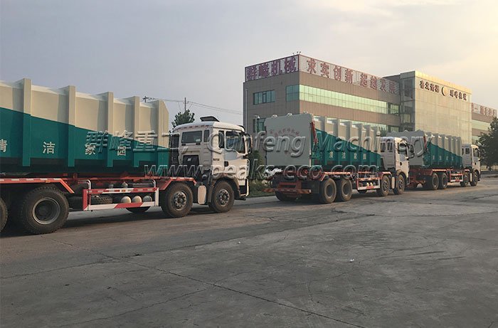 Overground Horizontal Waste Compaction and Transfer System