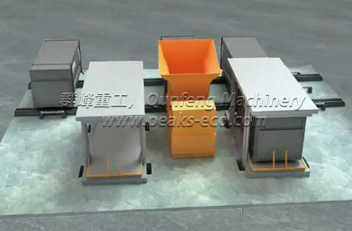 Underground Horizontal Waste Transfer Station System Underground Horizontal Waste Transfer Station System