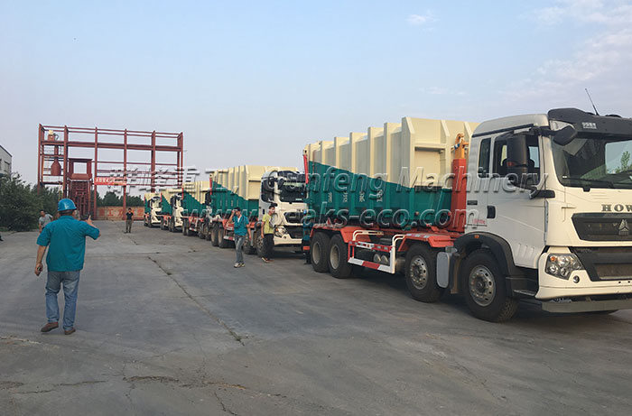 Underground Horizontal Waste Transfer Station System Underground Horizontal Waste Transfer Station System