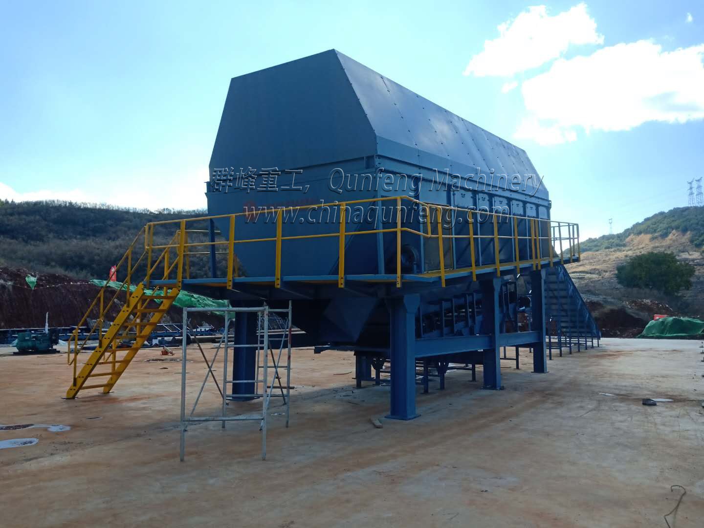 北京首创云南垃圾分选项目安装调试现场