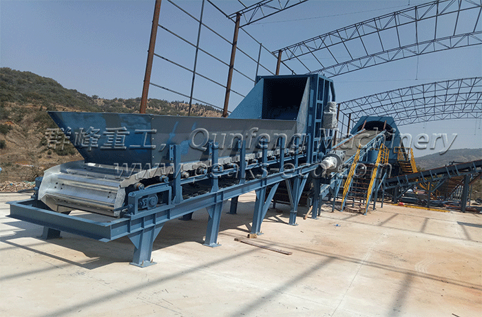 北京首创云南第二套垃圾分选线安装调试现场