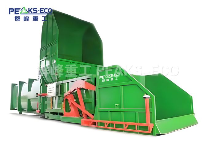 水平对接垃圾压缩设备