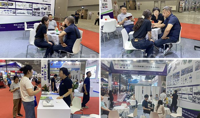 群峰重工闪耀第十八届中国广州国际环保产业博览会，现场盛况直击！