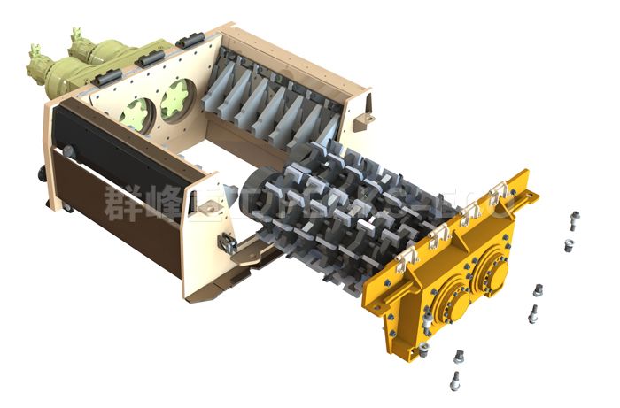 移动式双轴同步破碎机