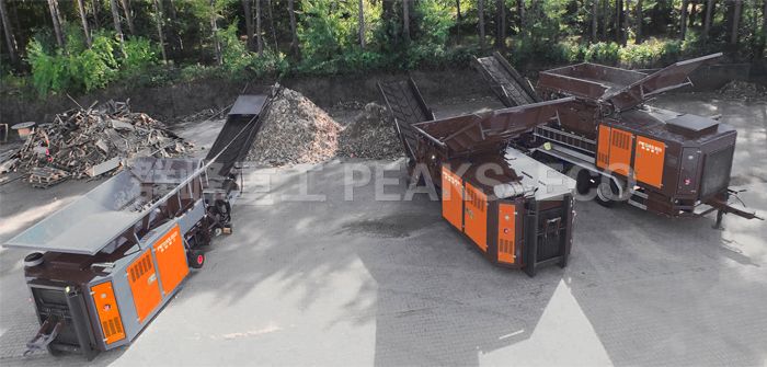 移动式双轴同步破碎机