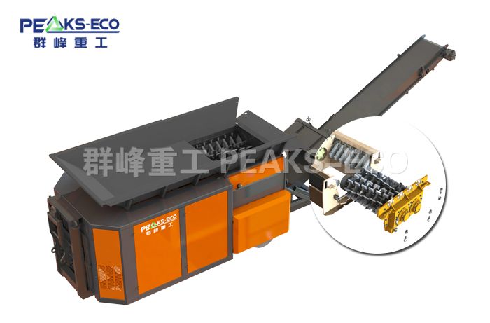 移动式双轴同步破碎机