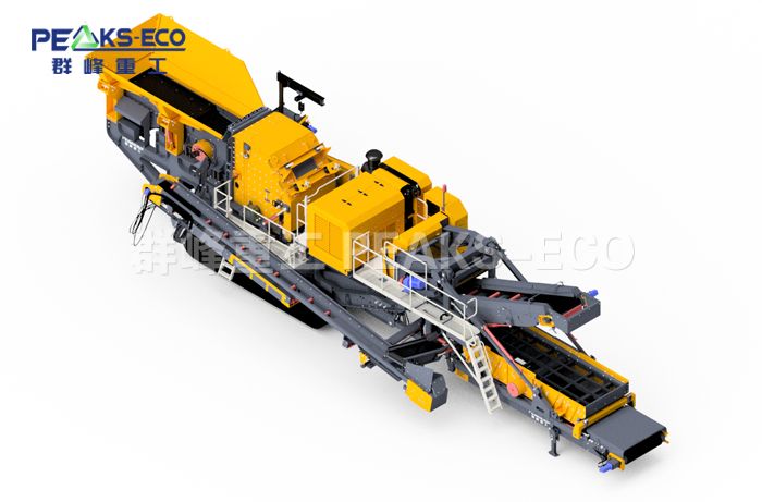 移动式反击破 筛分机