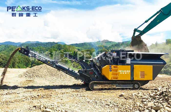 移动式反击式破碎机