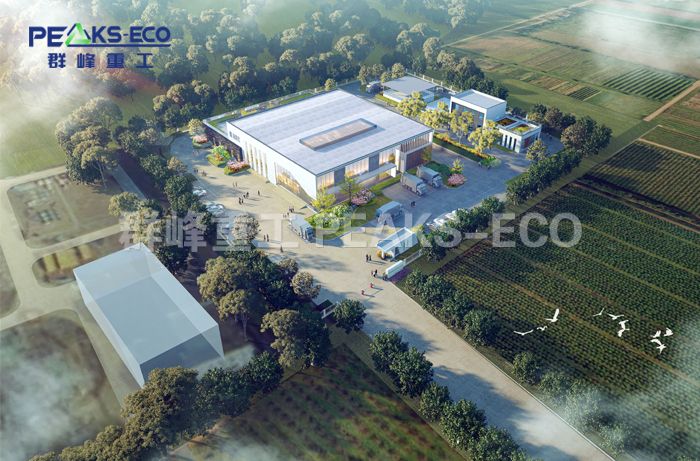 竖式垃圾中转综合体