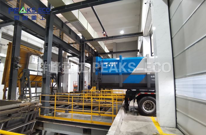 群峰重工南充嘉陵区垃圾中转站项目顺利试运行，助力城市环境升级