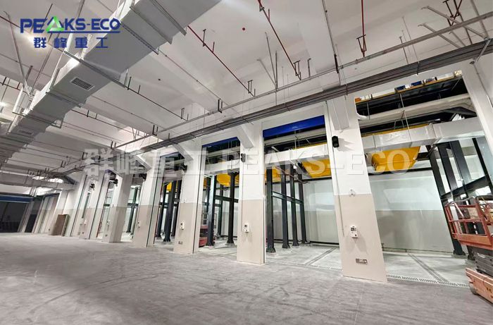 群峰重工助力慈溪城市环卫升级：竖式压缩工艺设备节前顺利安装